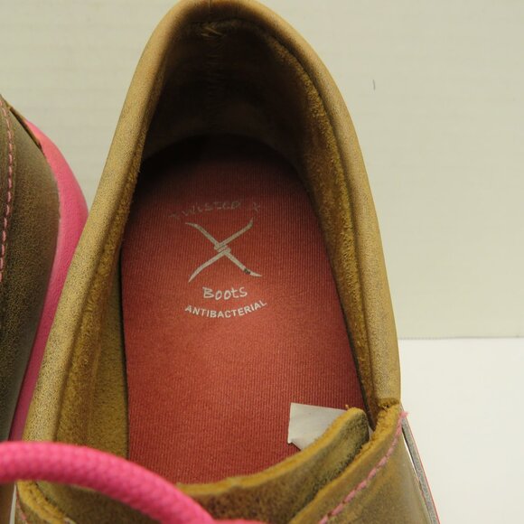 Twisted X Moccasins Brest Cancer Awareness Embroidery Ribbon 7.5M Size WDM0018. - Picture 4 of 8